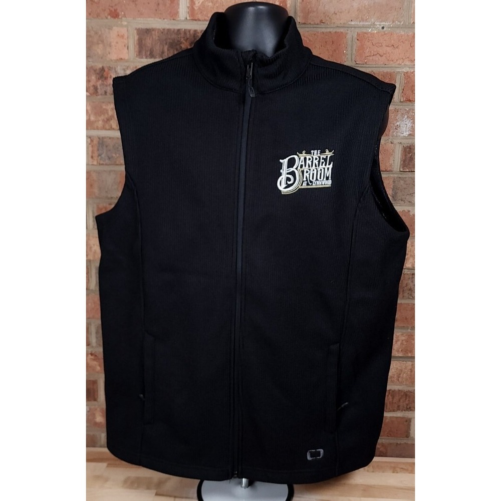 OGIO Vest Black OG730 Grit Fleece Mens 2XL Full Zip The Barrel Room NWT